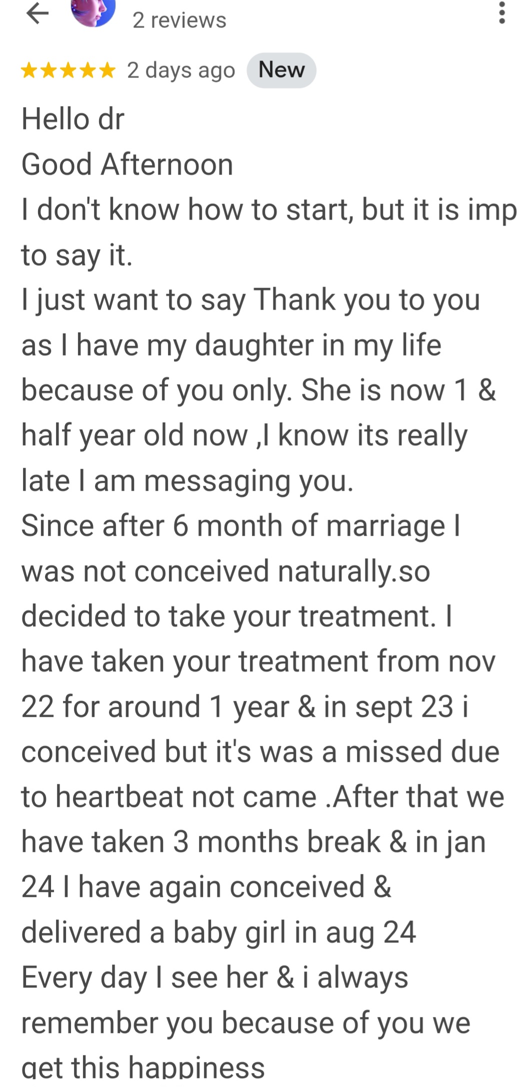 delivered baby after 1 misscarriage